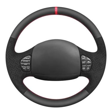 Imagem de MEWANT Capa de volante com costura DIY para Ford Excursion 2002-2005 F-250 F-350 F-450 F-550 2003-2007 Acessórios de volante para Ford F-250 F-350