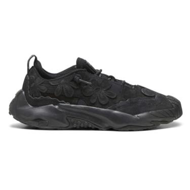 Imagem de PUMA Tênis masculino Plexus floral bordado com cadarço X Pam - Preto, Preto, 43