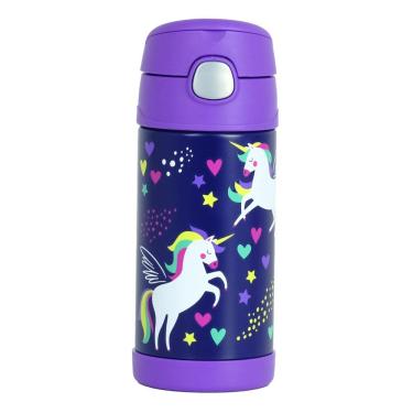 Imagem de Garrafinha Térmica Infantil Thermos 355Ml Unicórnio Alado