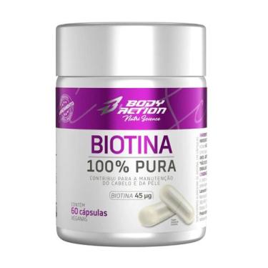 Imagem de Biotina Nutriscience Pote Com 60 Cápsulas Bodyaction