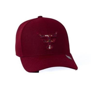 Imagem de Bone Texas Farm - Tf496 - Vermelho Bordo Único-Unissex