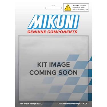 Imagem de Mikuni Capa de carburador superior cromada KHS-032 com logotipo Mikuni