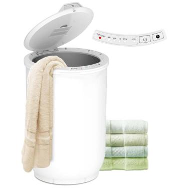 Imagem de Aquecedor de Toalhas com Grande Capacidade, Aquecimento Rápido com Timer, Controle de um Botão e Trava de Segurança, Ideal para Casa