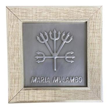 Imagem de Quadro Pomba Gira Maria Mulambo Metal - Selecione A Cor