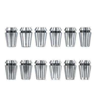 Imagem de WZFC Suporte de mandril de fresagem de mandril de mola para máquina de gravação, suporte de ferramenta de torno, 12 peças ER20