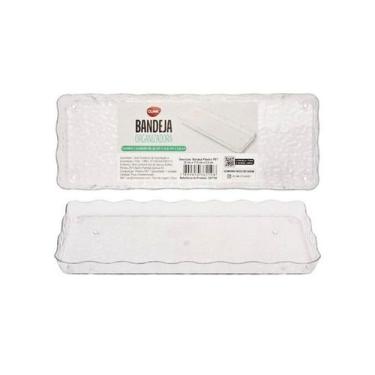 Imagem de Bandeja plastico pet 31,7 cm x 11,8 cm x 2,5 cm - CLINK