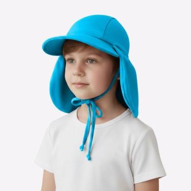 Imagem de Chapéu Boné Bebê Infantil Proteção Solar Com Aba E Cordinha - Fofotinh