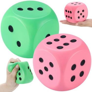 Imagem de Foam Dice Zomiboo Giant de 6 lados para bolas de estresse em sala de a