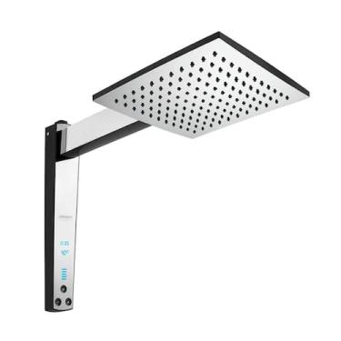 Imagem de Chuveiro Acqua Century Digital Preto Cromado 220V Lorenzetti, 220V