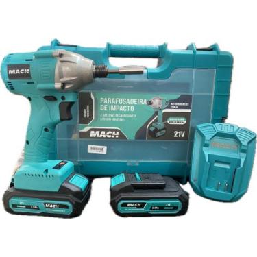 Imagem de Parafusadeira De Impacto Profissional, 21v Com 2 baterias - Mach