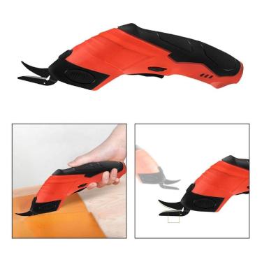 Imagem de Tesoura Eletrica Sem Fio Corta Tecido Pano Tapete Diy