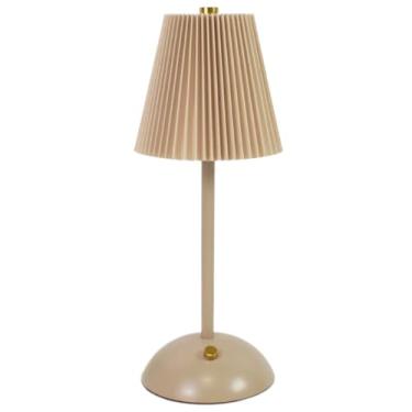 Imagem de Brabola Candeeiro de mesa recarregável sem fio, controle de toque, luz de mesa regulável em 3 cores, portátil, operado por bateria, mesa de cabeceira, lâmpada USB para sala de estar, quarto, bar