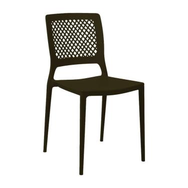 Imagem de Cadeira Empilhável Vênus Bronze Em Polipropileno Acrilys