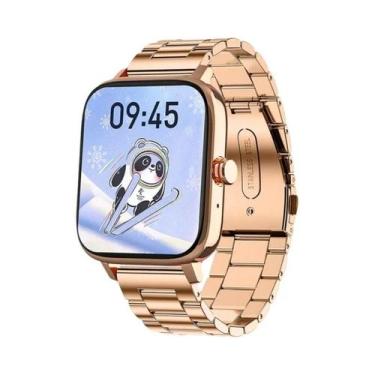 Imagem de Relógio Inteligente Bluetooth Feminino De 1,69 Polegadas Com Tela Tota