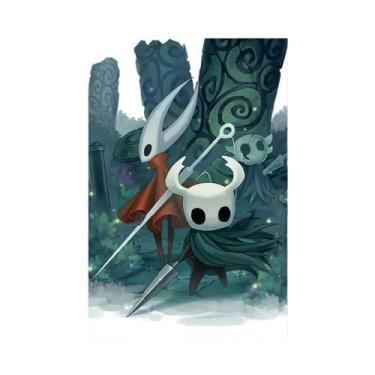 Imagem de Pôster De Jogo Hallownest Map Em Canvas HD Para Decoração De Quarto, I