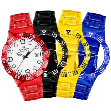 Imagem de Relógio Champion Watch Ref: Cp31001b Troca Pulseiras