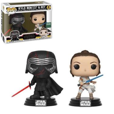 Imagem de Funko Pop Star Wars Kylo Ren & Rey 2Pack