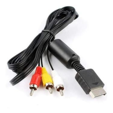 Imagem de Cabo Av Audio E Video Rca Playstation Ps3 Ps2 Ps1