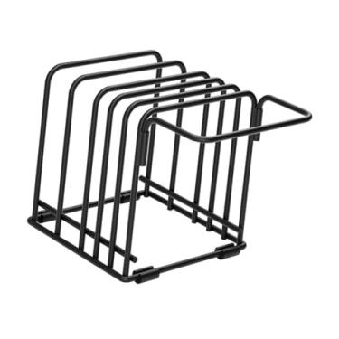 Imagem de Baoblaze Organizador de para tábuas de corte, escorredor de pratos, suporte para utensílios de cozinha, suporte para tábuas de corte, organizador para