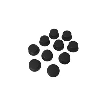 Imagem de Kit 10 Pomel Baquelite Pegador Puxador Preto Tampa Panela Frigideira