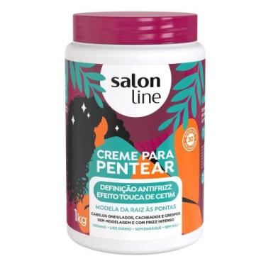 Imagem de Creme Para Pentear Salon Line Definição Antifrizz Efeito Touca de Ceti