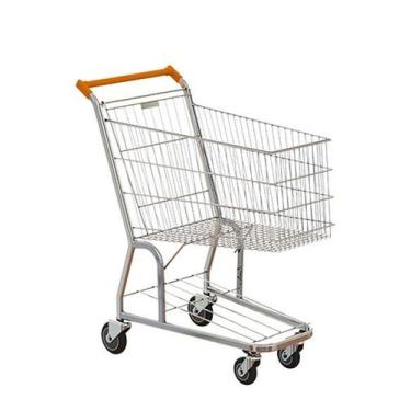 Imagem de Carrinho de compras Amapá Galvanizado 130l Super Premium sem Porta Beb