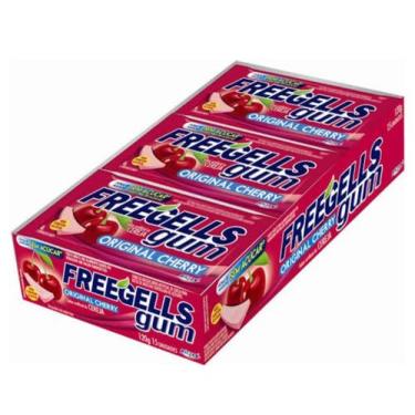 Imagem de Chiclete freegells gum original cherry 120 g