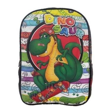Imagem de Mochila De Costas Infantil Criança Unissex Escolar Dinossauro Dino-Unissex