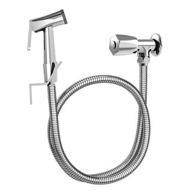 Imagem de Ducha Higiênica 100% Metal 1/4 De Volta C50 Gatilho Metal - REAL, Crom