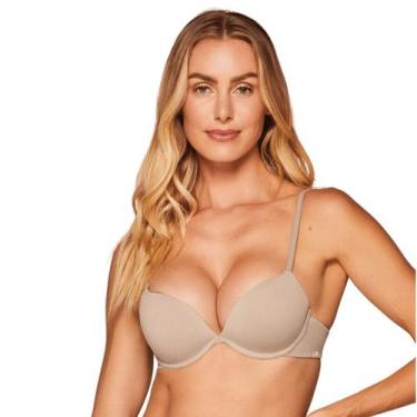 Imagem de Sutiã Push Up 3D Junta e Levanta Seios Liebe, M, Suede