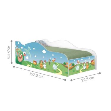 Imagem de Mini Cama Fun Fazendinha Infantil Com Colchão