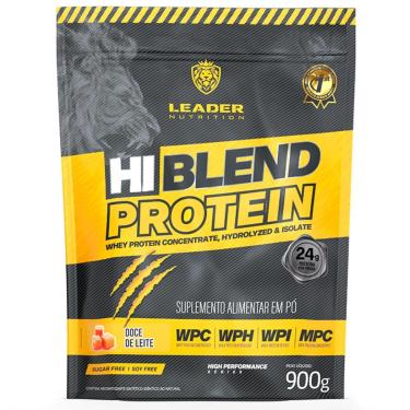 Imagem de Whey Protein Hi Blend Protein 900g Leader Nutrition WPC WPH WPI-Unissex