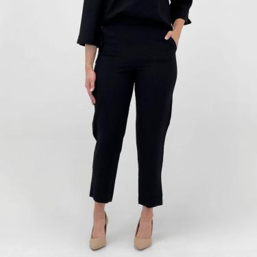 Imagem de Calça Mikasa Reta Alfaiataria em Tecido Feminina-Feminino