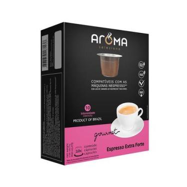 Imagem de 10 Cápsulas Para Nespresso Café Extra Forte - Aroma, Cápsula, Extra fo