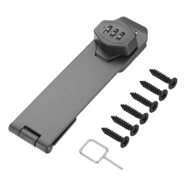 Imagem de PATIKIL Fechadura de combinação de armário sem chave, 15 cm, botão de torção com senha de 3 dígitos, liga de zinco, trava de ferrolho para armários, gaveta de armário, armário de cozinha ao ar livre