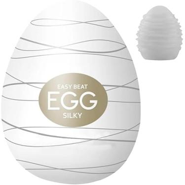 Imagem de Masturbador Masculino Egg Magical Kiss – Texturas Internas Estimulantes, Silicone Elástico e Design Discreto Portátil| Modelo Silky