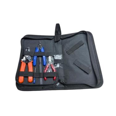 Imagem de ProTechTrader Marca: Kit de ferramentas eletrônicas 6 peças para circuitos eletrônicos e reparo inclui decapadores e cortadores de fios, alicates de ponta longa, chave de fenda, pinças e mais!