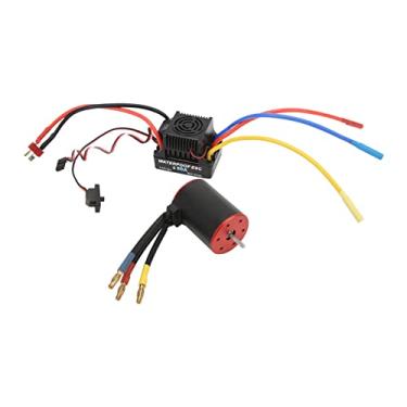 Imagem de Ainoli 3650 2300KV Motor sem escova 60A ESC Governador elétrico Long Line para carro RC 1/8 1/10