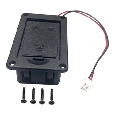 Imagem de simhoa Caixa para Bateria de 9V para Guitarra/baixo Ativo, Suporte para Bateria.