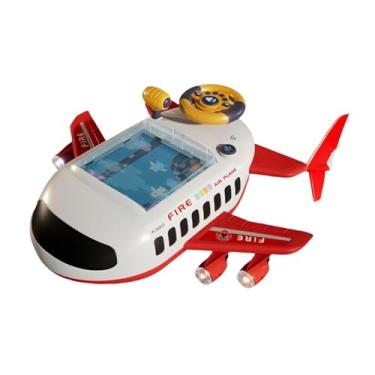 Imagem de harayaa Carrinho de corrida com volante musical, jogo de simulação de direção, brinquedo educativo portátil com som e luz para crianças.