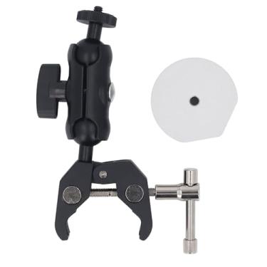 Imagem de Acouto Montagem de Escada Rv para Mini Cabeça de Bola Dupla Forte Clipe Multifuncional Ajustável Montagem Braçadeira para Pólo Rv Reboque Iate