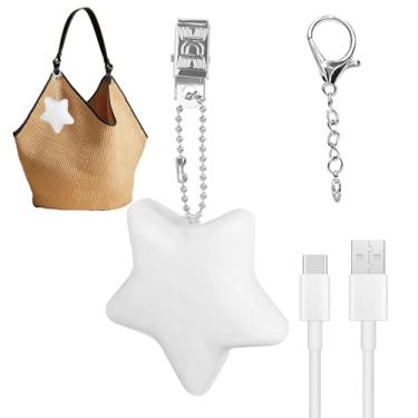 Imagem de Luz Para - Chaveiros LED Portáteis Com Sensor Automático E Recarregável - Luz Para Sacola Ativada Por Toque Recarregável,Para Banheiro Casa Inverno Mesa De Cabeceira Corredor