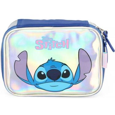 Imagem de Estojo Escolar BOX Juvenil STITCH Holografico Luxcel