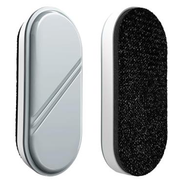 Imagem de FUNISKETCH Borracha apagável a seco, borrachas magnéticas para quadro branco - pacote com 2, borracha de vidro para quadro branco para escritório e material escolar (cinza)