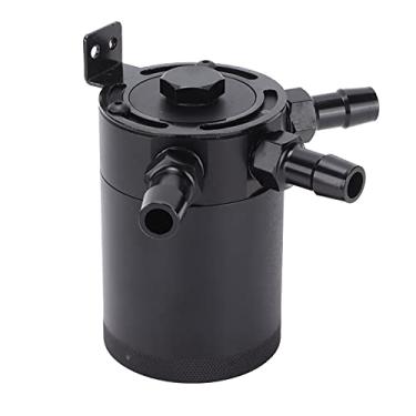 Imagem de aqxreight Lata de óleo de 3 Portas Com Válvula de Filtro de Ar Liga de Alumínio Universal 10mm 15mm Interface para Carro a Entrada de Admissão e Gás Limpo e Motor Limpo para Limpar o Ar Óleo CanOil