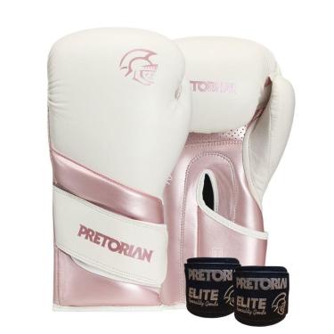 Imagem de Kit Pretorian Boxe Muay Thai Elite Luva e Bandagem-Masculino