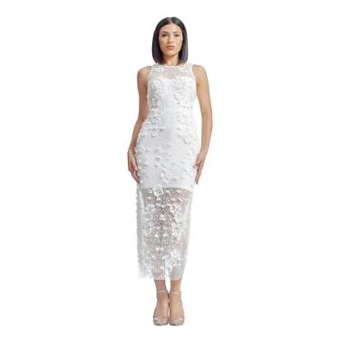 Imagem de Dress The Population Vestido midi feminino Helena Bodycon, Branco, P