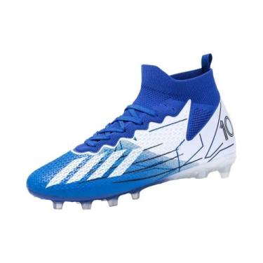 Imagem de Chuteiras De Futebol Unissex De Cano Alto FG TF Com Cravos, Sneakers E