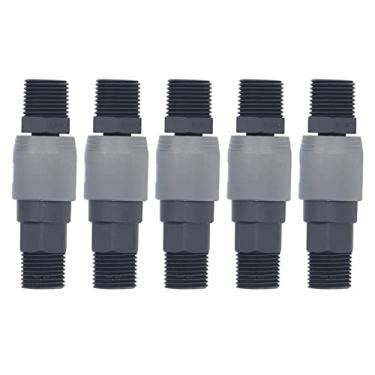 Imagem de KIMISS 5 Conjuntos de Conectores de Mangueira Tipo C de Conexão Rápida Com Travamento Automático para Mac e Eletrônicos, Material de PVC, Resistente a Alta Pressão, Fácil de Usar para Diversas