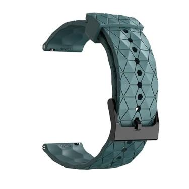 Imagem de QPDRNC Pulseira esportiva de 20 mm e 22 mm para Samsung Galaxy Watch 5/4 40 de 44 mm Classic 42 de 46 mm Active 2 para Forerunner 265/255/245/645/754/735/945/955 (azul choque, 22 mm)